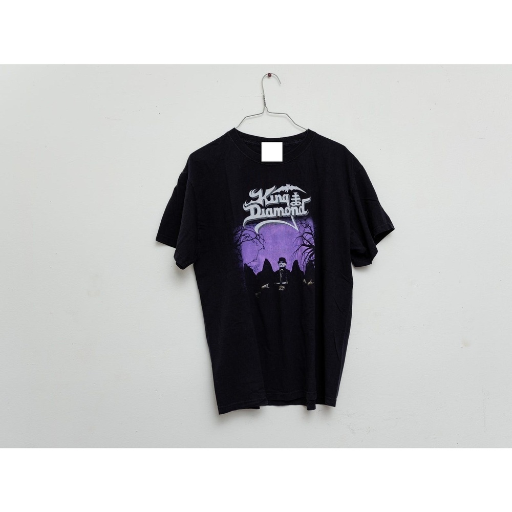 King Diamond T-Shirt Black Cotton Rock Band Tee